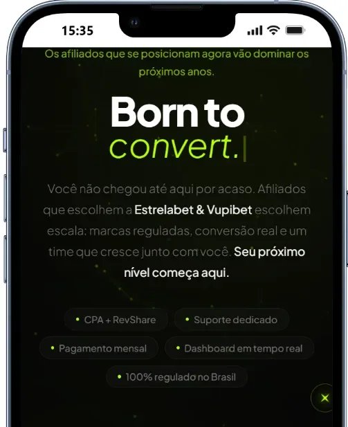 estrelabet revenue share