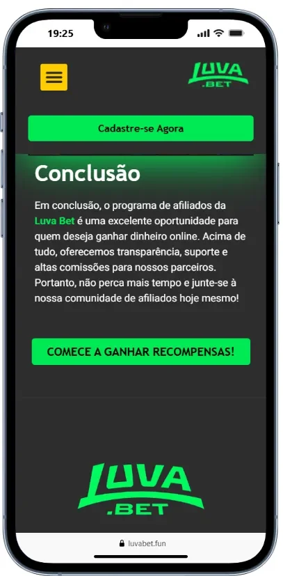 luvabet afiliados conclusão