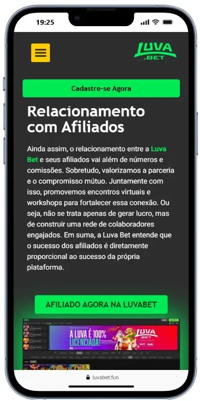 luvabet afiliados relacionamento