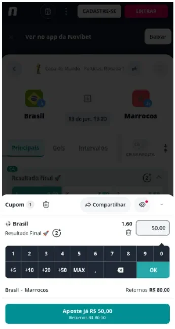 Como apostar na Copa do Mundo na Novibet