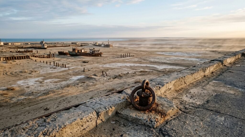 Como o Mar de Aral encolheu e criou o deserto de Aralkum