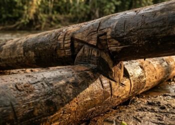 Estruturas de madeira de 476 mil anos em Kalambo Falls