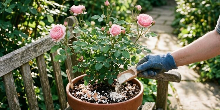 Casca de ovo nas plantas e o cultivo de roseiras