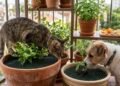 Hortelã do gênero Mentha e aromas cítricos podem afastar alguns pets, mas não substituem uma proteção segura dos vasos