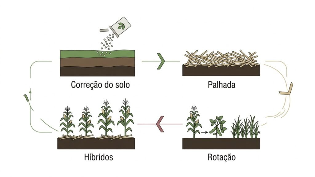 Sucessão familiar leva fazenda a 250 sacas de milho por hectare