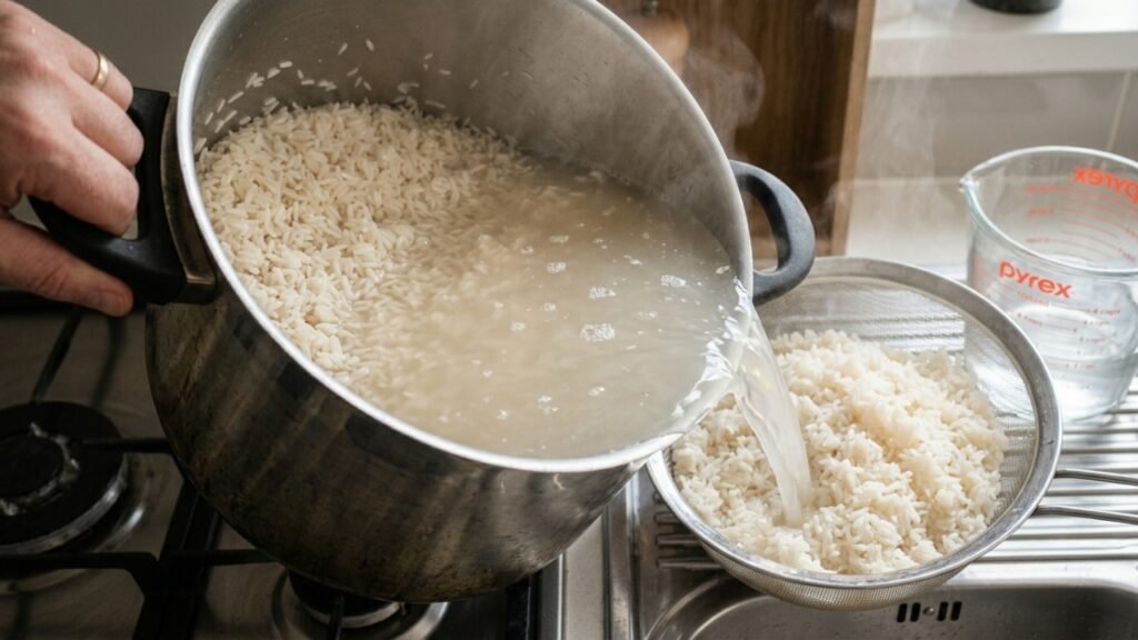 Cozinhar arroz com muita água reduz parte do arsênio inorgânico