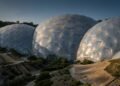 Como as cúpulas do Eden Project ficam tão leves