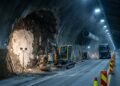 Modernização do túnel de Lærdal na Noruega
