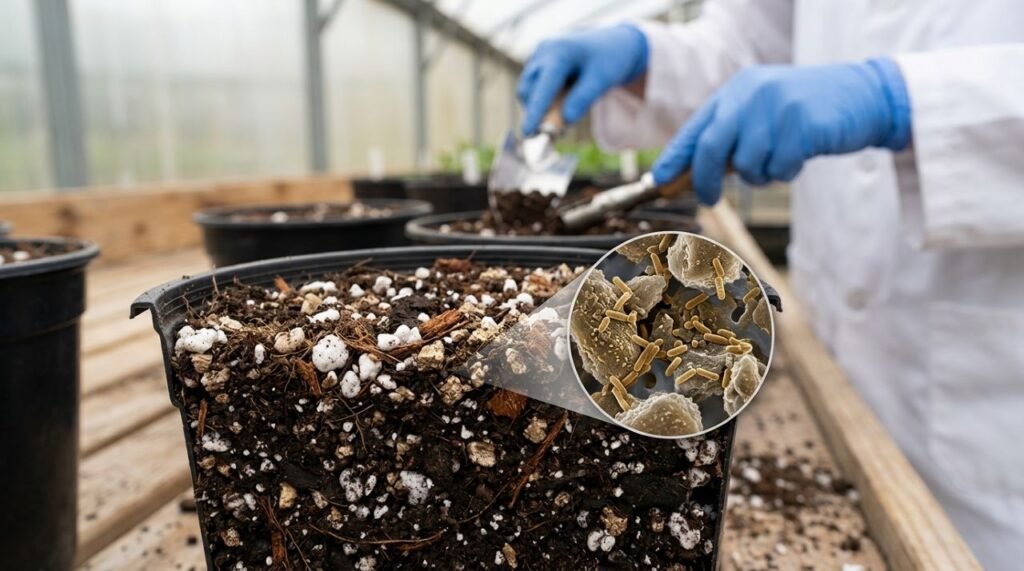 A bactéria do solo Mycobacterium vaccae é estudada por possíveis efeitos sobre respostas ao estresse, mas seus resultados mais conhecidos ainda vêm de pesquisas pré-clínicas