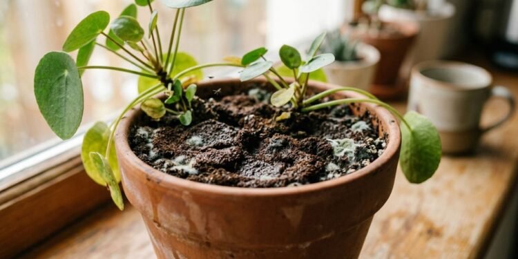Borra de café nas plantas e o risco do excesso
