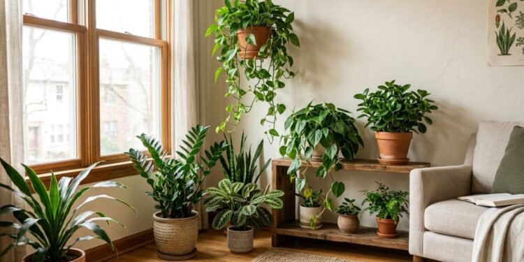 Plantas de meia-sombra podem funcionar bem em apartamentos quando recebem claridade abundante e filtrada, sem exposição prolongada ao sol forte