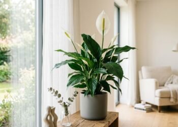 O lírio-da-paz Spathiphyllum ganhou fama como purificador do ar, mas seu principal valor dentro de casa continua sendo ornamental