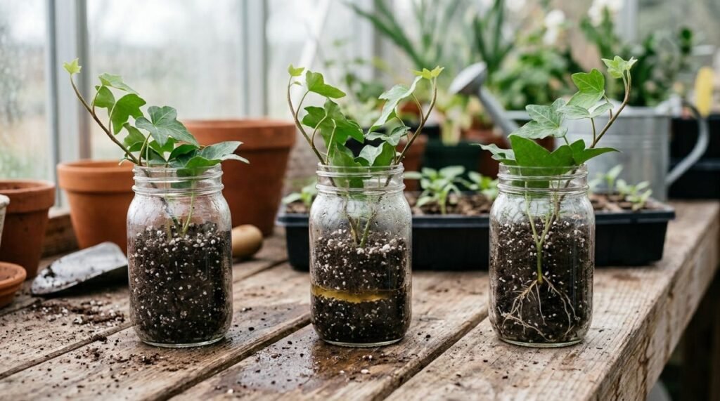 Estudos indicam que o mel não supera o IBA na formação de raízes e muitas estacas podem enraizar naturalmente sem qualquer produto