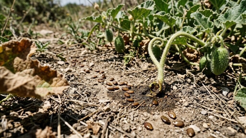 Como o pepino Ecballium elaterium dispara suas sementes