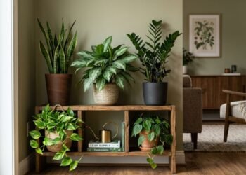 Plantas para pouca luz podem funcionar em interiores com claridade indireta, desde que o ambiente não fique em escuridão completa e as espécies sejam compatíveis com sombra moderada