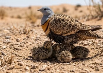 Como o cortiçol-de-namaqua carrega água nas penas