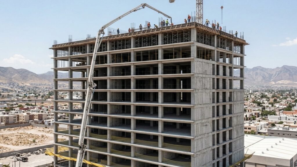 Torre Moranta e o uso integral de concreto de menor emissão