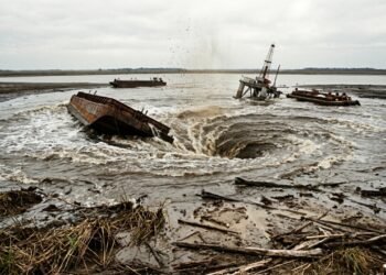 O acidente que transformou o Lake Peigneur em 1980