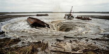 O acidente que transformou o Lake Peigneur em 1980