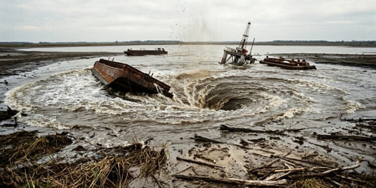 O acidente que transformou o Lake Peigneur em 1980