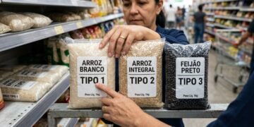 A classificação leva em conta defeitos e características observadas nos grãos