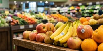 A sequência facilita a identificação de frutas e verduras que normalmente são vendidas sem embalagem