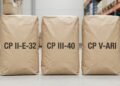 As letras CP identificam o produto como cimento Portland e são seguidas por outras informações