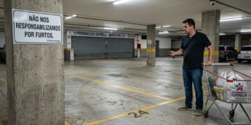 Uma placa no estacionamento não encerra automaticamente a responsabilidade pelo veículo