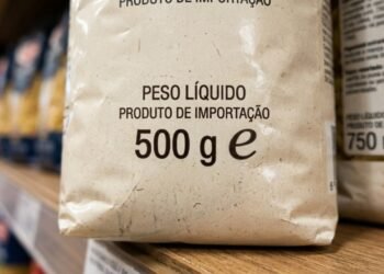 O pequeno símbolo está ligado ao controle da quantidade declarada pelo fabricante