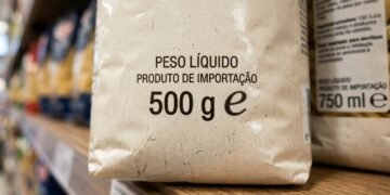 O pequeno símbolo está ligado ao controle da quantidade declarada pelo fabricante