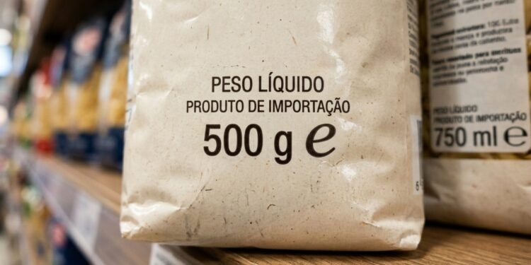 O pequeno símbolo está ligado ao controle da quantidade declarada pelo fabricante