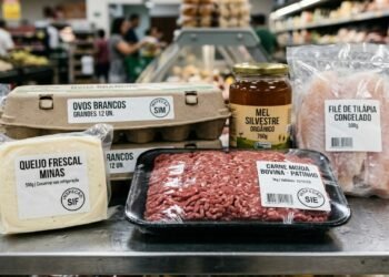 As três siglas estão ligadas à inspeção de produtos de origem animal
