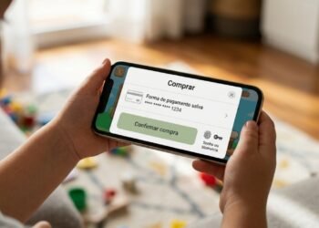 Ter o cartão salvo no aplicativo pode facilitar compras sem que a criança perceba o gasto real