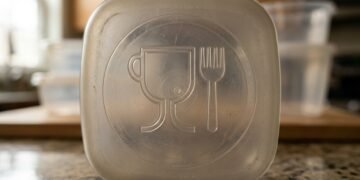 O pequeno desenho traz uma informação importante sobre o uso daquele material