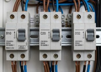 A letra e o número parecem um único código, mas cada parte responde a uma função elétrica