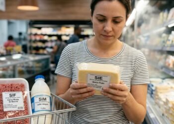 Cada sigla indica qual nível de inspeção acompanha aquele produto de origem animal
