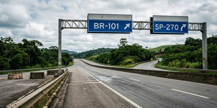 As letras ajudam a mostrar se a estrada pertence ao sistema federal ou estadual