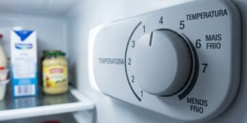 Os números normalmente representam níveis de refrigeração e não graus de temperatura