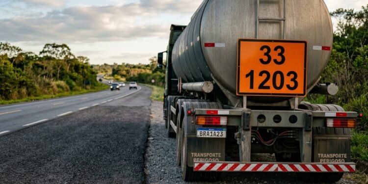 Os códigos ajudam equipes de emergência a entender rapidamente o que está sendo transportado