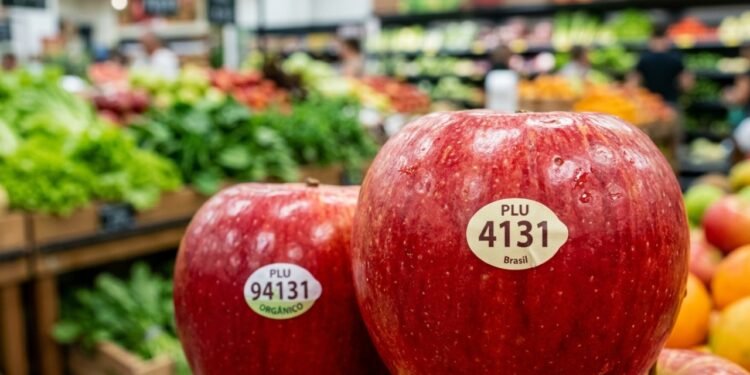 A sequência ajuda lojas e caixas a reconhecer rapidamente diferentes tipos de produtos frescos