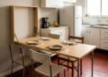 A estrutura aparece apenas quando é hora de cozinhar, comer ou receber alguém