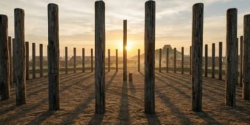 Os postes formavam estruturas ligadas à observação das mudanças do Sol ao longo do ano