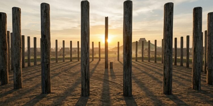 Os postes formavam estruturas ligadas à observação das mudanças do Sol ao longo do ano