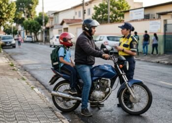 A distância percorrida não muda a idade mínima exigida para transportar criança na motocicleta