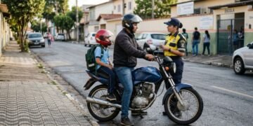 A distância percorrida não muda a idade mínima exigida para transportar criança na motocicleta
