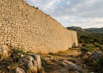 Pedra, poder e comércio se encontravam em um grande centro medieval do sul africano