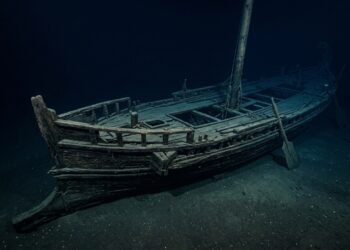 As condições do fundo do mar ajudaram a conservar detalhes raros da embarcação