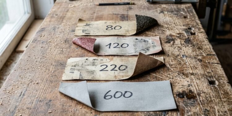 Uma escala simples muda quanto material sai da superfície e o tipo de marca deixada