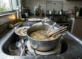 Um hábito comum depois do jantar pode deixar a cozinha bem menos agradável pela manhã