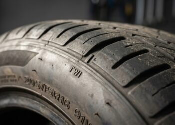 A sigla ajuda a encontrar uma pequena marca ligada ao desgaste do pneu